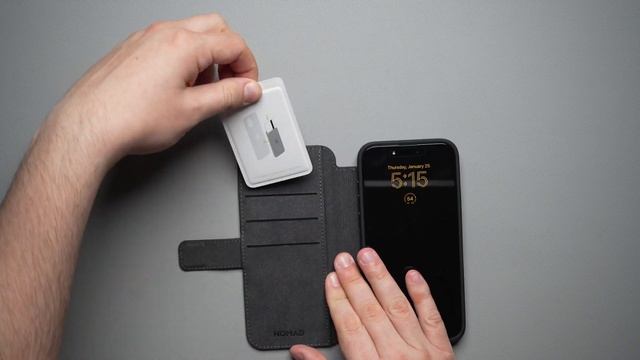 The FOLIO CASE TO BUY! - Nomad Modern Leather Folio for iPhone 15 Pro Max