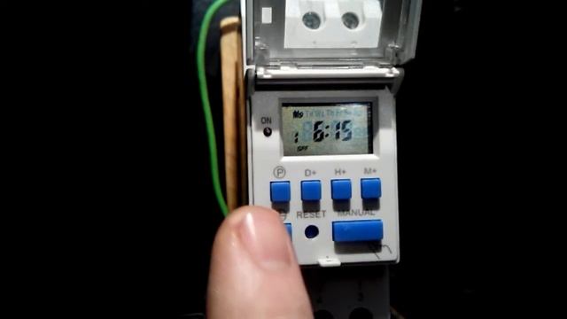 Программируемый недельный таймер THC15A  Настройка