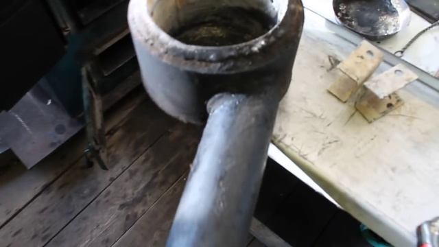 горелка(чаша) на отработке в тт котел(часть 1)