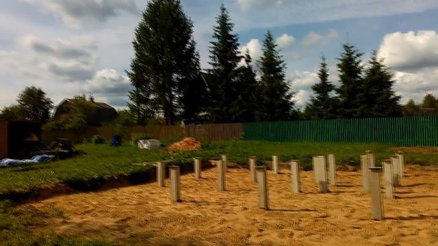 Свайный фундамент на забивных ж/ б сваях. Цена. Устройство. Отзыв.