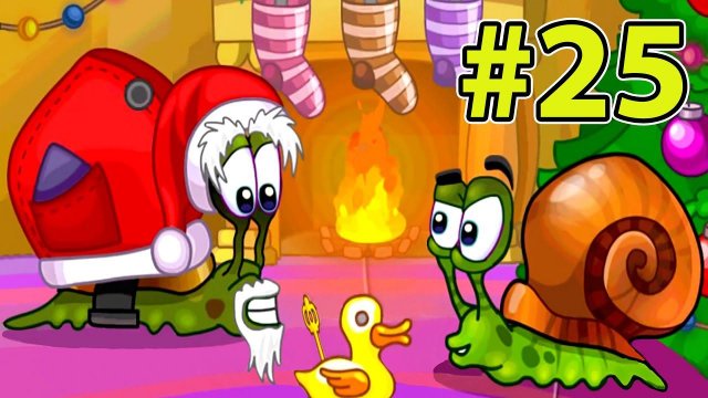 УЛИТКА БОБ #25 - Зимняя история. Финал. Мультфильм ИГРА для детей. Несносный боб 25 на Игрули TV.