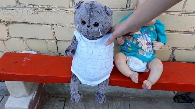 Время после дневного сна с басиком и реборном на даче!