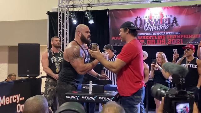 Adam Scherr vs Devon Larratt Arm Wrestling Fight