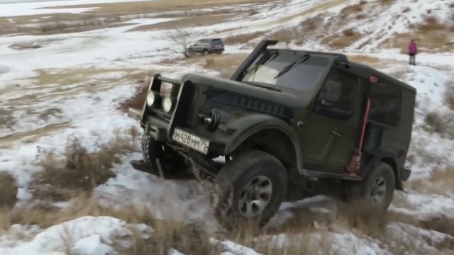 ГАЗ-69 с блокировками БТР-60 на бездорожье (GAZ-69 & Off-road)