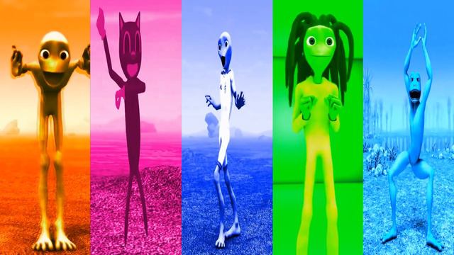 dance challenge dame tu cosita vs Patila vs cartoon cat vs Me Kemaste 👽 green alien dance challenge