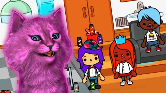 ВЕСЕЛАЯ ПАРИКМАХЕРСКАЯ ИГРА для ДЕТЕЙ говорящий КОТЕНОК АБИ играет ДЕТСКИЙ ЛЕТСПЛЕЙ #50