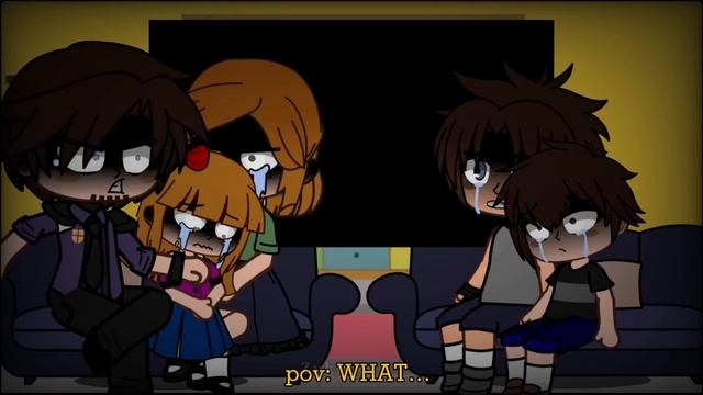 Afton family react to their deaths [FNaF & GC]
