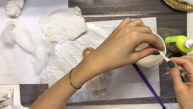 Ватная игрушка из СССР ? На елку из ваты СВОИМИ РУКАМИ ? Кукла из ваты // МК