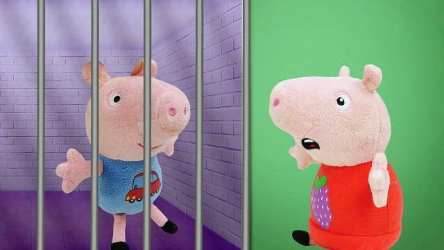 Джордж и Пеппа вскрыли сейф. Смешные видео про игрушки Свинка Пеппа на русском языке