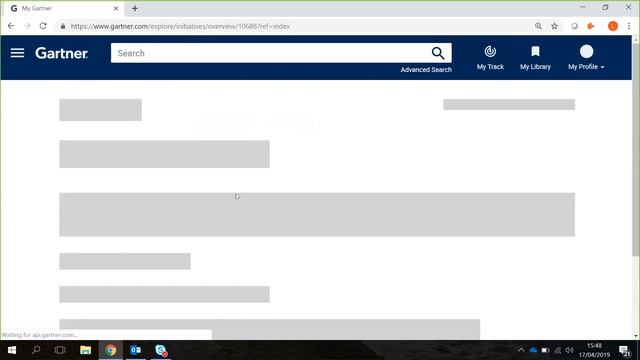 Gartner Portal Demonstration