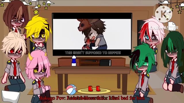 Mha react to Afton Familly // Michael Afton // 3/4 // Fnaf/Mha // Birthday special!