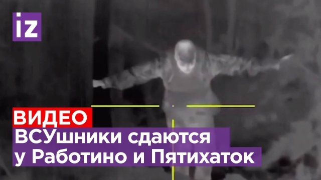 Российские военные взяли в плен ВСУшников в районе Работино и Пятихаток / Известия