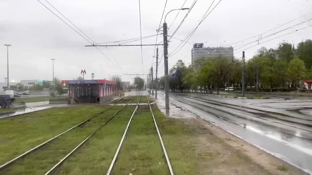 Работа водителем трамвая-глазами водителя. Нижний Новгород, 417 маршрут.