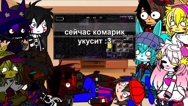 Фнаф 1 и 2 реагирует на Сумочкина #2 Обзор Five Nights at Freddy's 2