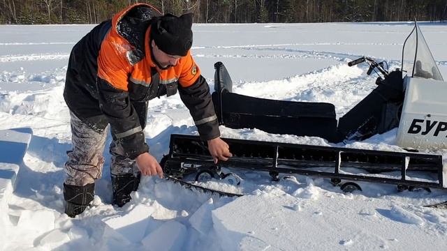 Тест драйв *Бурана* под длинные гусеницы.