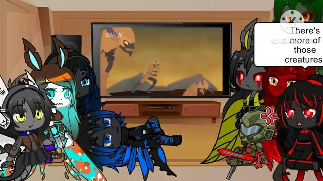 Kaiju Girls (and guests) react to Godzilla vs Doom Slayer by @slick4785