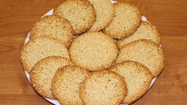 КУНЖУТНОЕ ПЕЧЕНЬЕ ЗА 15 МИНУТ ☆ ХРУСТЯЩЕЕ ПЕЧЕНЬЕ С КУНЖУТОМ