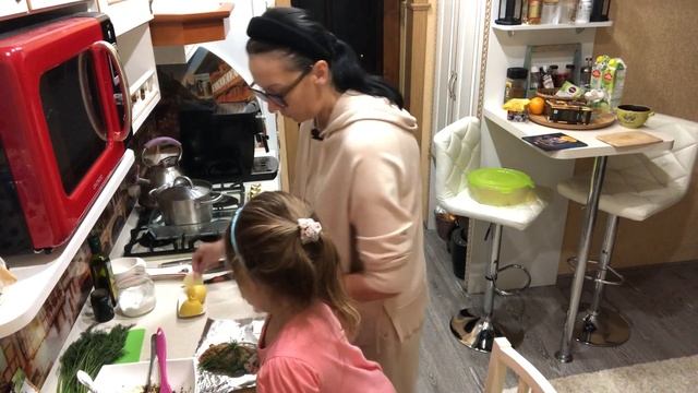 Окунь речной в духовке.