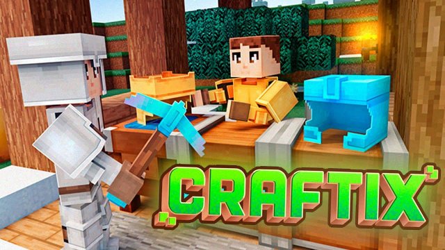 НОВАЯ ЦИВИЛИЗАЦИЯ Craftix НА ТЕЛЕФОН , но это не МАЙНКРАФТ
