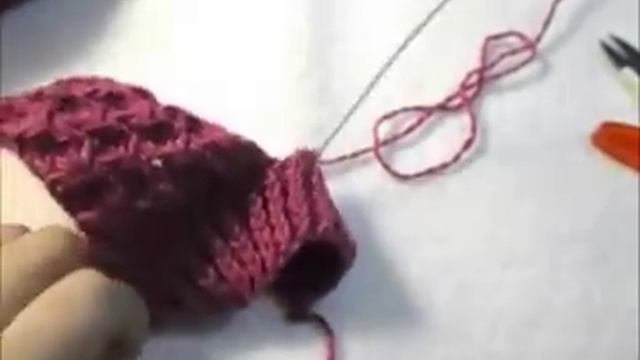 СЛЕДКИ НА 2 СПИЦАХ ПРОСТО И БЫСТРО.МАСТЕР КЛАСС.