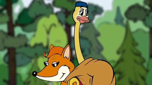 Төлке белән Каз (Лиса и Гусь)