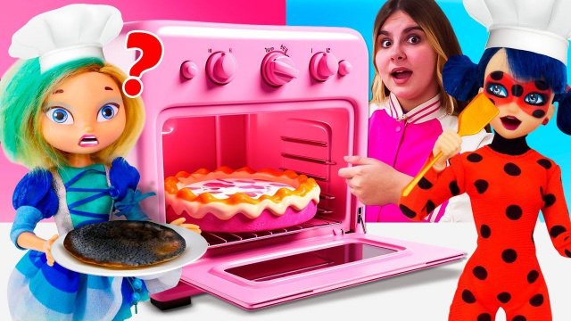 Сказочный Патруль и Леди Баг устраивают соревнование! Видео про игры в куклы для детей