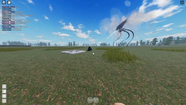 Fighting TRIPODS from WAR of the WORLDS in ROBLOX! (Apocalyptic Mist)