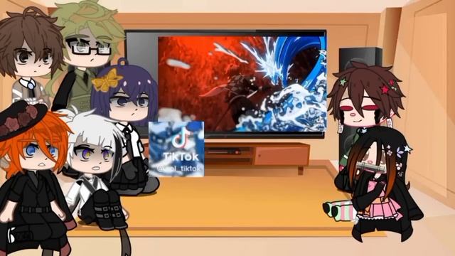Реакция BSD на Танджиро (+Незуко) ??