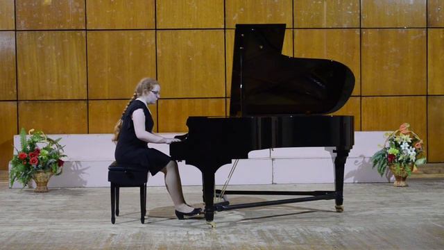 Дарья Патаркадзе, Л. Бетховен соч.2 "Соната №3", 1 часть