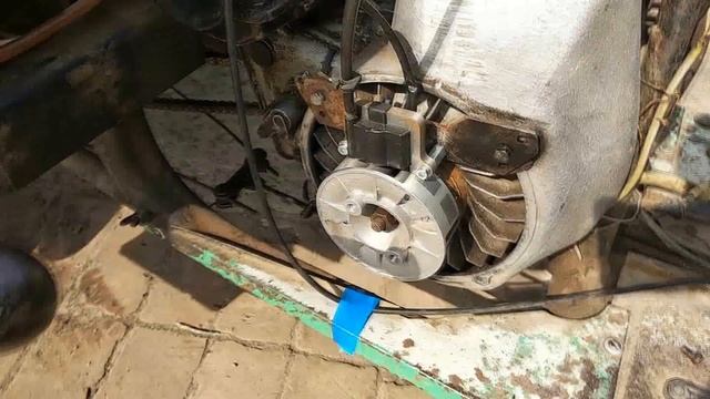 Зажигание от мотокосы на Муравей