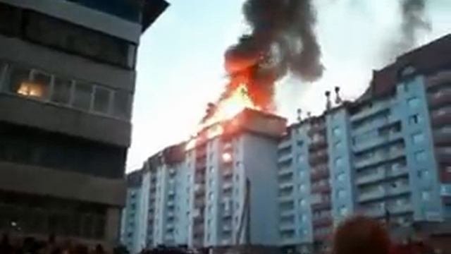 Пожар в Ново-Ленино