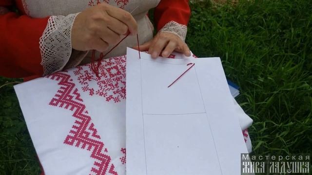 Вышивка. Учимся вышивать ДВУСТОРОННИЙ КРЕСТ.