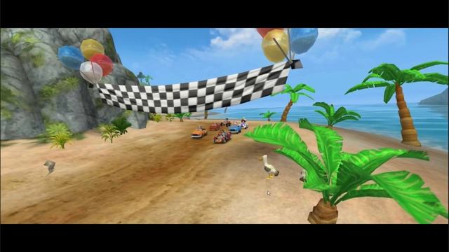ПЕРВЫЙ ВЗГЛЯД !!! ГОНКИ ! Beach Buggy Racing 1 серия