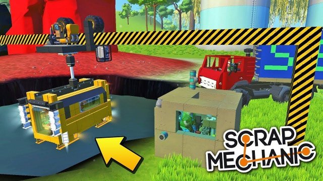 СПАСАТЕЛЬНАЯ ОПЕРАЦИЯ НА БАТИСКАФЕ СО ДНА ОЗЕРА МУЛЬТИК в Scrap Mechanic СКРАП МЕХАНИК