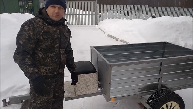 Самодельный прицеп для мотоблока самый простой вариант