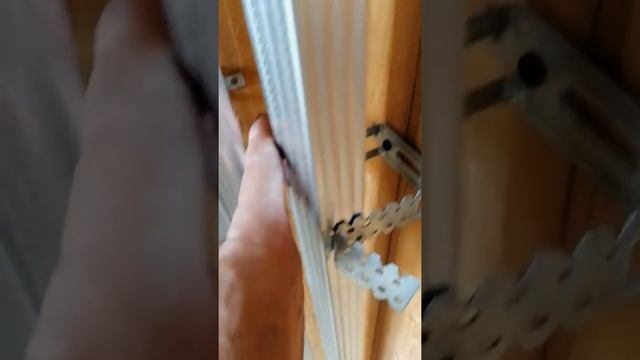 Крепление профилей в углу