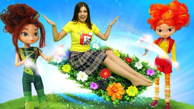 Сказочный патруль  Аленка выращивает цветы. Видео игры для девочек