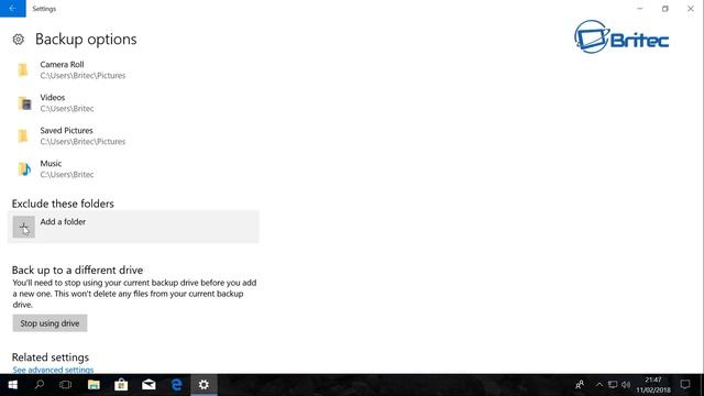 How to Back Up Files with File History in Windows 10