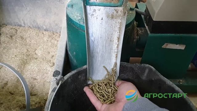 Обзор гранулятора ZLSP-120. Гранулирование дробленого сена. Агростарт.