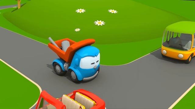 ПДД для детей - Чудо Машинки и авария на дороге! Мультики про машинки для малышей Веселая Школа