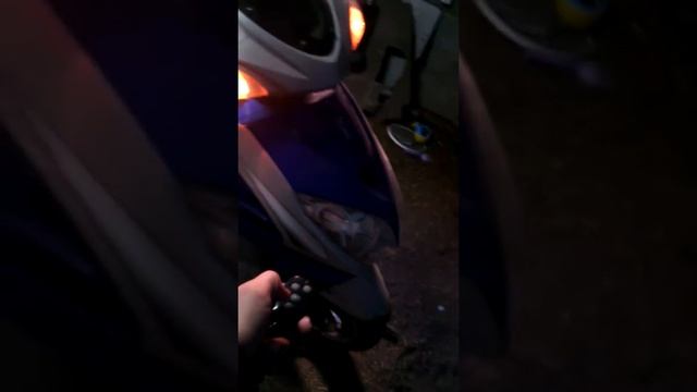 Автозапуск на скутере . + Сигнализация .