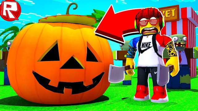РОБЛОКС НАШЁЛ МЕГА ТЫКВУ НА ХЭЛЛОУИН В ROBLOX ВЫЖИВАНИЕ СИМУЛЯТОР ВИДЕО ВЕСЕЛАЯ ИГРА ДЛЯ ДЕТЕЙ