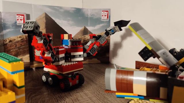 Transformers 2 [Devastator Transforming Lego Stopmotion]