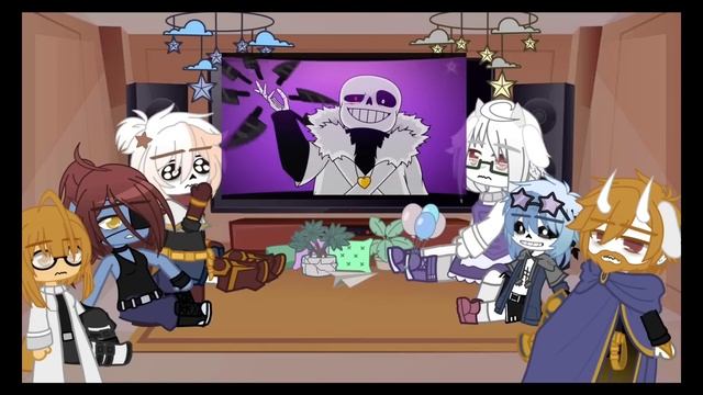 Undertale reacts to Sans au memes/Underverse & Discord amv /-/ Gacha Club /-/ reaction video /-/gcr