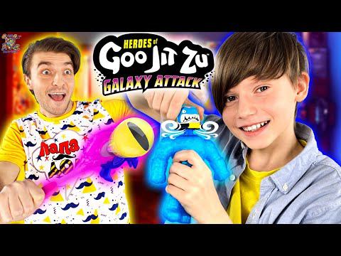 НОВЫЕ ГУДЖИТСУ ГАЛАКТИЧЕСКАЯ АТАКА! НИКИТА И ПАПА БОБ: ГЕРОИ GOO JIT ZU VS МОНСТРЫ GOO JIT ZU