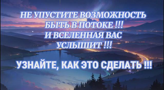 Как разговаривать со Вселенной ???!!