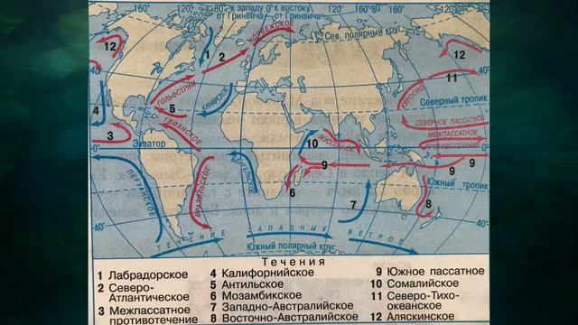 §16 "Океанические течения", География 7 класс, Полярная звезда
