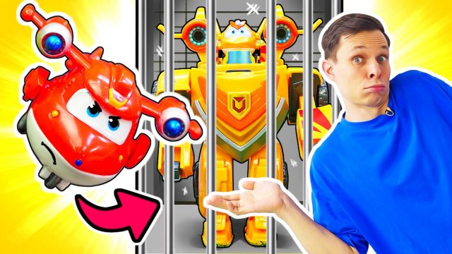 Самолетик Супер Джетт тушит пожар! Голдер Бой набедокурил! Игры для детей в игрушки Супер Крылья