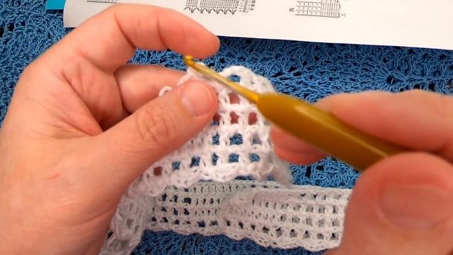 ЛЕТНИЙ белый ЖАКЕТ , Кардиган , Вязание КРЮЧКОМ , 1 ч. crochet cardigan ( В № 330)