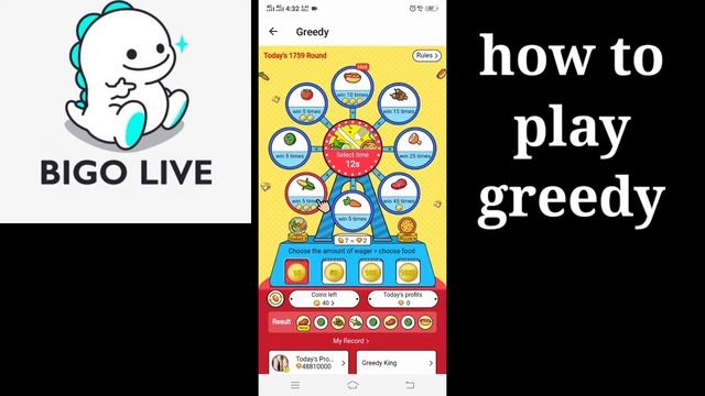 What is greedy and how its work how to play greedy in bigo urdu / Hindi